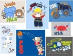 Childrenswear Art/Design for Young Boys

Appliques and screenprint graphic design for Boys Infant and Toddler apparel